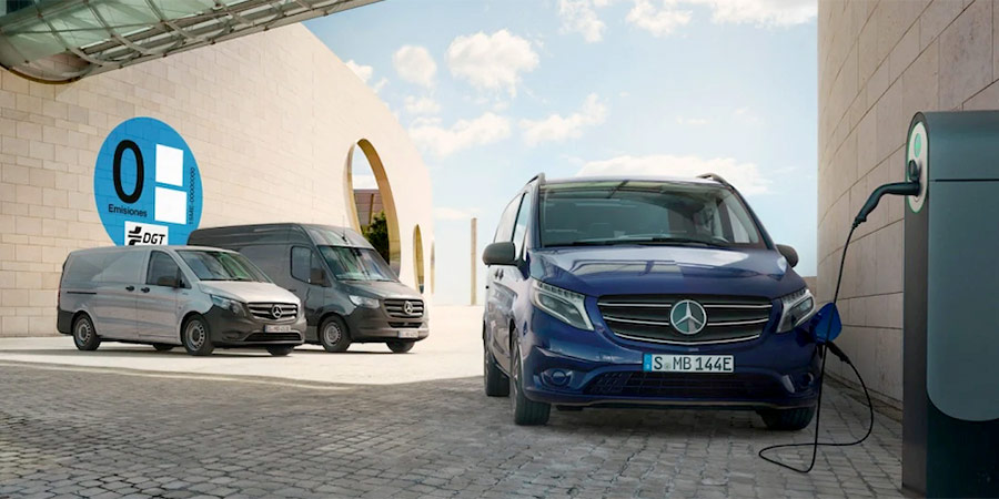 Furgonetas eléctricas Mercedes EQV, eVito y eSprinter